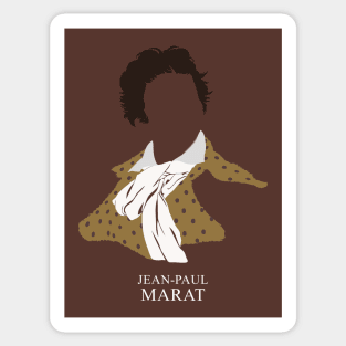 Jean-Paul Marat - Minimalist Portrait Sticker